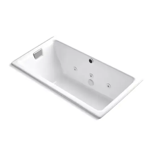 [KOH-856-JHN-0] Kohler 856-JHN-0 Tea-For-Two 66" x 36" Drop-in Undermount Whirlpool Bath White