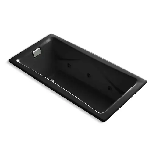 [KOH-865-JH-7] Kohler 865-JH-7 Tea-For-Two 71-3/4" x 36" Drop-in Whirlpool Bath Black