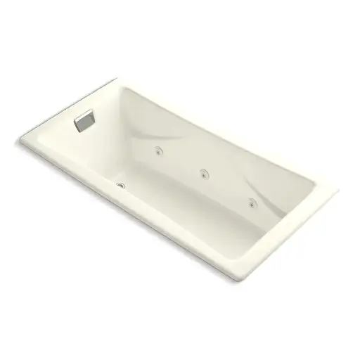 [KOH-865-JH-96] Kohler 865-JH-96 Tea-For-Two 71-3/4" x 36" Drop-in Whirlpool Bath Biscuit