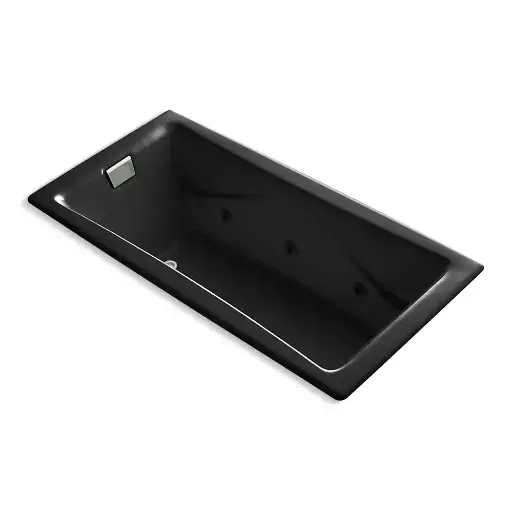 [KOH-865-JHD-7] Kohler 865-JHD-7 Tea-For-Two 71-3/4" x 36" Drop-in Whirlpool Bath Black