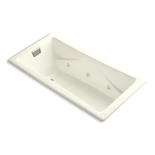 [KOH-865-JHM-96] Kohler 865-JHM-96 Tea-For-Two 71-3/4" x 36" Drop-in Whirlpool Bath Biscuit
