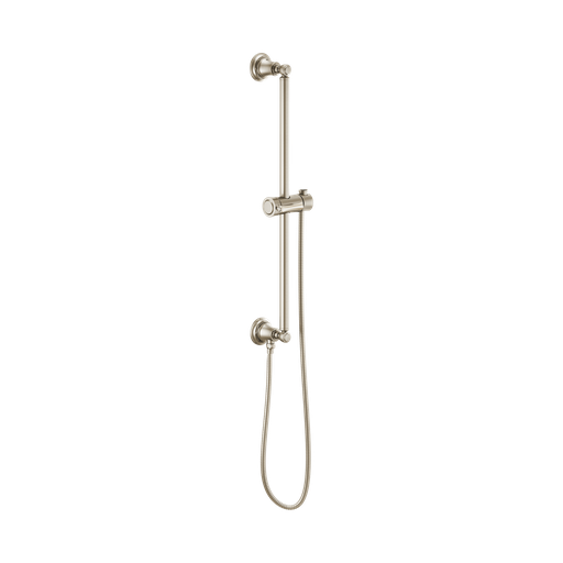 [BRI-74795-BN] Brizo 74795-BN Essential Shower Series Classic Round Slide Bar With Hose Brilliance Brushed Nickel
