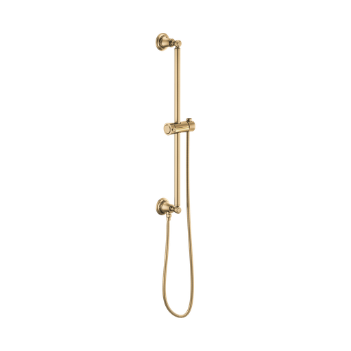 [BRI-74795-GL] Brizo 74795-GL Essential Shower Series Classic Round Slide Bar With Hose Brilliance Luxe Gold