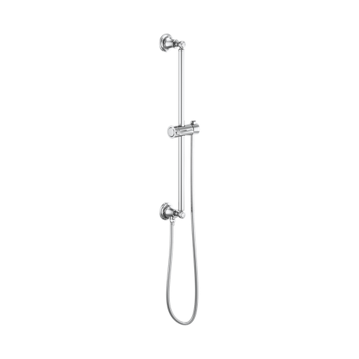 [BRI-74795-PC] Brizo 74795-PC Essential Shower Series Classic Round Slide Bar With Hose Polished Chrome
