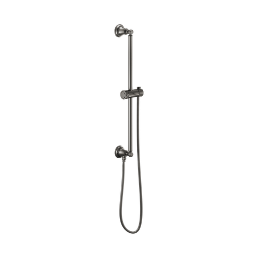 [BRI-74795-SL] Brizo 74795-SL Essential Shower Series Classic Round Slide Bar With Hose Brilliance Luxe Steel