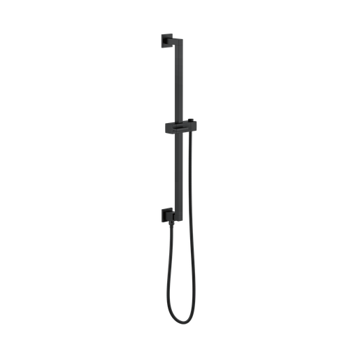 [BRI-74799-BL] Brizo 74799-BL Essential Shower Series Linear Square Slide Bar With Hose Matte Black