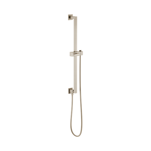 [BRI-74799-BN] Brizo 74799-BN Essential Shower Series Linear Square Slide Bar With Hose Brushed Nickel
