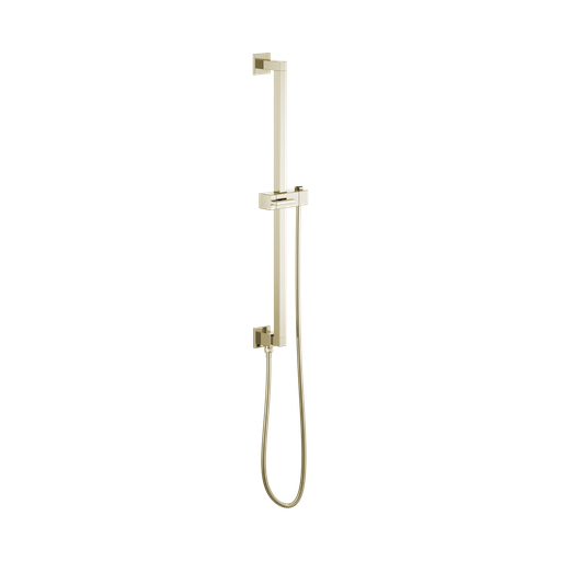[BRI-74799-PN] Brizo 74799-PN Essential Shower Series Linear Square Slide Bar With Hose Brilliance Polished Nickel