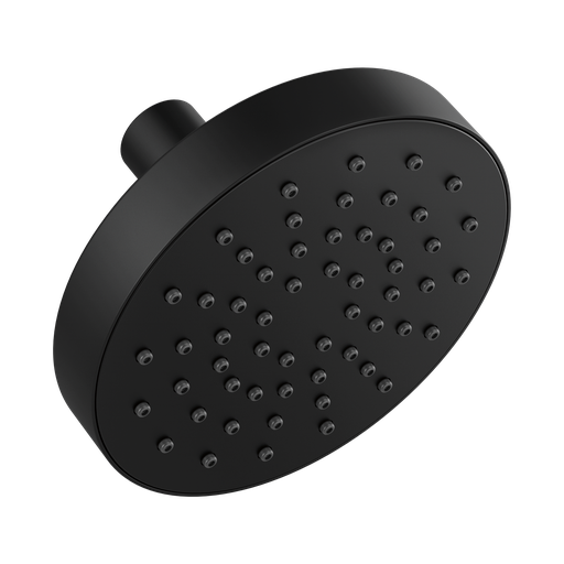 [BRI-82392-BL-2.5] Brizo 82392-BL-2.5 Essential 5" Linear Round Wall Mount 2.5 GPM Shower Head Matte Black