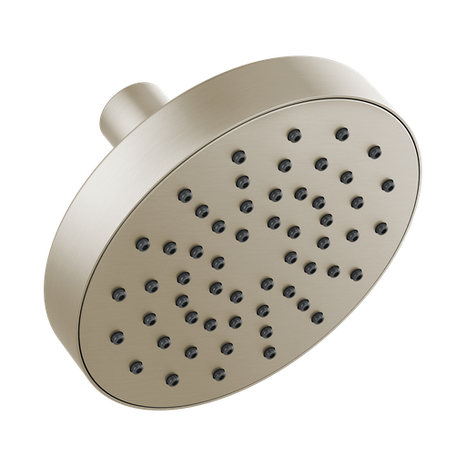 [BRI-82392-BN-2.5] Brizo 82392-BN-2.5 Essential 5" Linear Round Wall Mount 2.5 GPM Shower Head Brilliance Brushed Nickel