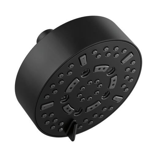 [BRI-87292-BL-2.5] Brizo 87292-BL-2.5 Essential 5” Linear Round H2Okinetic 2.5 GPM Shower Head Matte Black