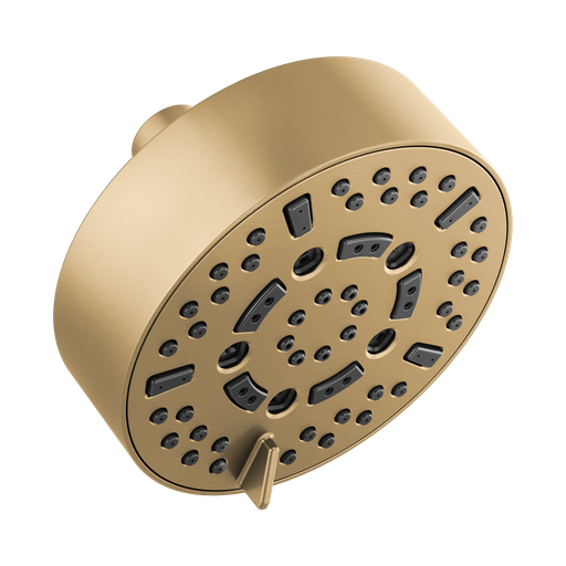[BRI-87292-GL] Brizo 87292-GL Essential 5” Linear Round H2Okinetic 1.75 GPM Shower Head Brilliance Luxe Gold