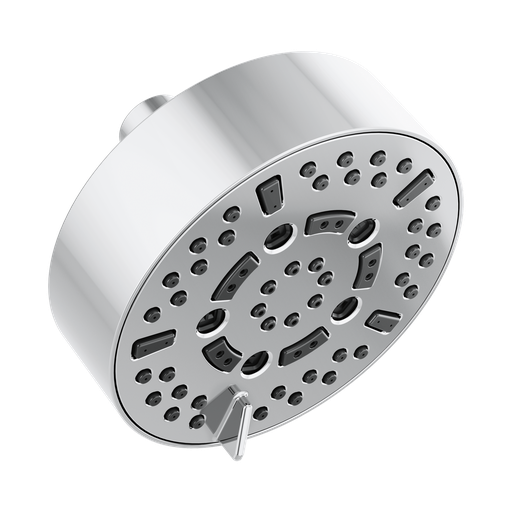 [BRI-87292-PC] Brizo 87292-PC Essential 5” Linear Round H2Okinetic 1.75 GPM Shower Head Polished Chrome
