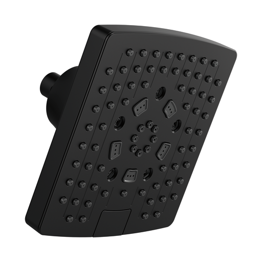 [BRI-87406-BL] Brizo 87406-BL Essential 7” Linear Square H2Okinetic Showerhead Matte Black