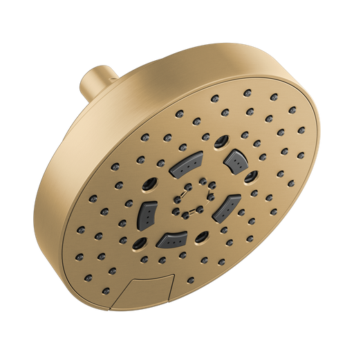 [BRI-87492-GL-1.5] Brizo 87492-GL-1.5 Essential 7” Linear Round 1.5 GPM Shower Head Brilliance Luxe Gold