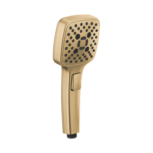 [BRI-88099-GL] Brizo 88099-GL Essential Linear Square Multi-Function Hand Shower Brilliance Luxe Gold
