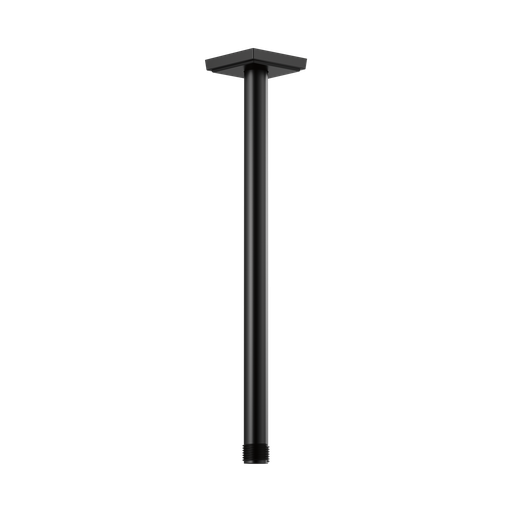 [BRI-RP101286BL] Brizo RP101286BL Essential 14" Ceiling Mount Shower Arm And Square Flange Matte Black