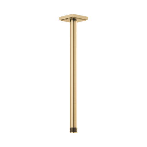[BRI-RP101286GL] Brizo RP101286GL Essential 14" Ceiling Mount Shower Arm And Square Flange Brilliance Luxe Gold