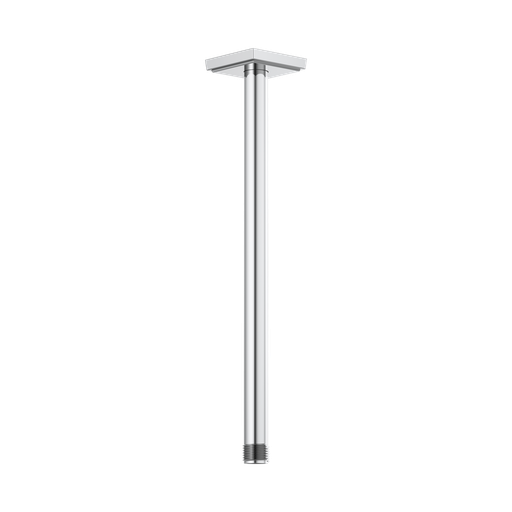 [BRI-RP101286PC] Brizo RP101286PC Essential 14" Ceiling Mount Shower Arm And Square Flange Polished Chrome