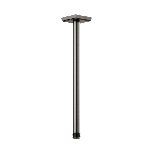 [BRI-RP101286SL] Brizo RP101286SL Essential 14" Ceiling Mount Shower Arm And Square Flange Brilliance Luxe Steel