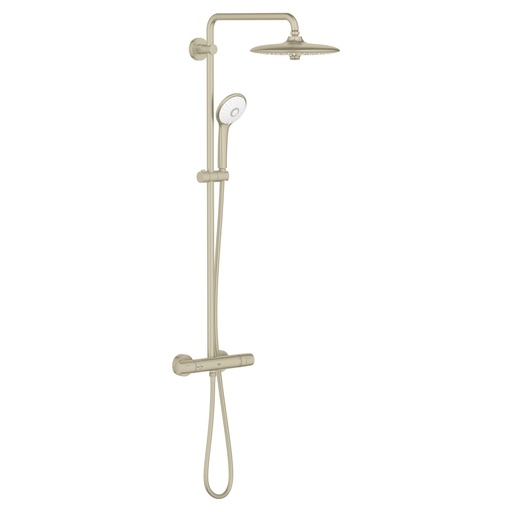 [GRO-26128EN2] Grohe 26128EN2 Euphoria 260 CoolTouch Thermostatic Shower System Brushed Nickel
