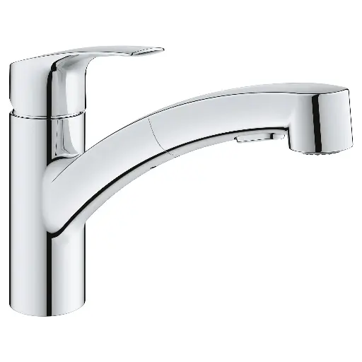 [GRO-30306001] Grohe 30306001 Eurosmart Dual Spray Pull-Out Kitchen Faucet StarLight Chrome