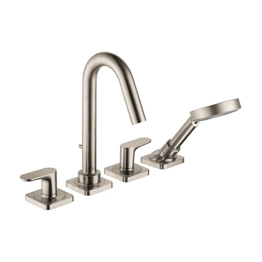 [HAN-34448821] Hansgrohe 34448821 Citterio M 4 Hole Roman Tub Set Trim 1.75 Gpm Handshower