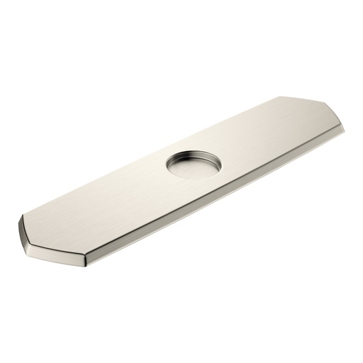 [HAN-04856800] Hansgrohe 04856800 Base Plate For Single Hole Kitchen Faucets 10" In Steel Optik