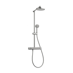 [AQB-52635BSS] Aquabrass 52635 Tekno 1/2 Thermostatic Shower Column Brushed Stainless Steel