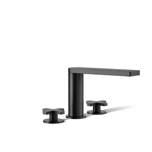 [KOH-73081-3-BL] Kohler 73081-3-BL Composed Deck Mount Bath Faucet Cross Handles Matte Black