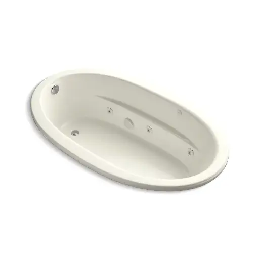 [KOH-1164-CB-96] Kohler 1164-CB-96 Sunward 72" x 42" Drop-in Whirlpool Bath Biscuit