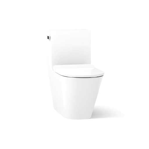 [KOH-22378-0] Kohler 22378-0 Brazn One Piece Compact Elongated Dual Flush Toilet White
