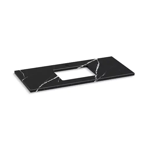 [KOH-28253-EMQ] Kohler 28253-EMQ Silestone 49" Quartz Vanity Top With Rectangular Cutout Eternal Marquina