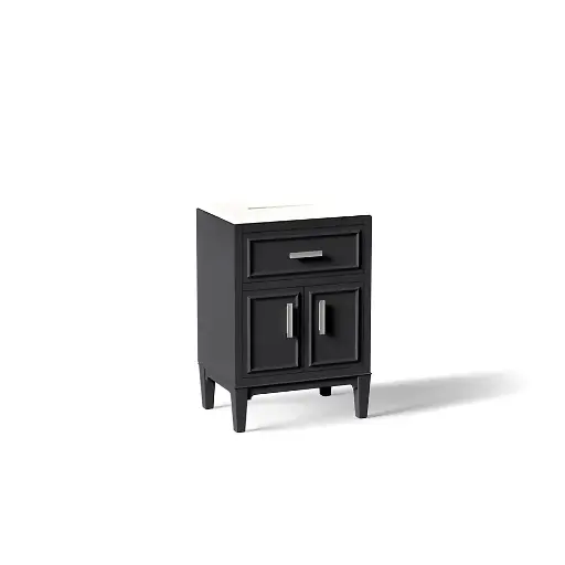 [KOH-33543-ASB-1WX] Kohler 33543-ASB-1WX Southerk 24" Vanity Cabinet With Sink Slate Grey