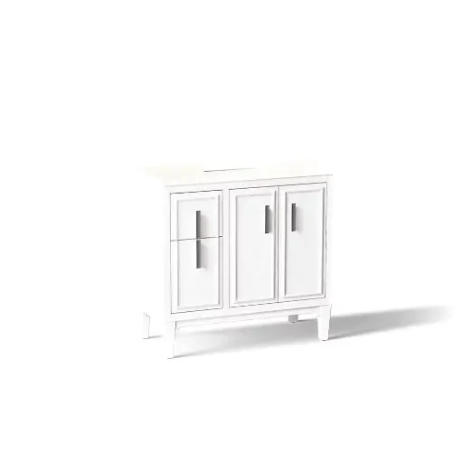 [KOH-33545-ASB-0] Kohler 33545-ASB-0 Southerk 36" Vanity Cabinet With Sink White