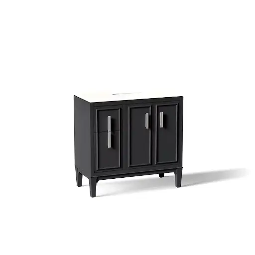 [KOH-33545-ASB-1WX] Kohler 33545-ASB-1WX Southerk 36" Vanity Cabinet With Sink Slate Grey