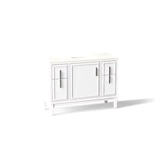 [KOH-33546-ASB-0] Kohler 33546-ASB-0 Southerk 48" Vanity Cabinet With Sink White
