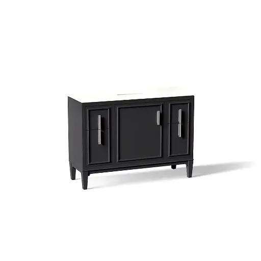 [KOH-33546-ASB-1WX] Kohler 33546-ASB-1WX Southerk 48" Vanity Cabinet With Sink Slate Grey