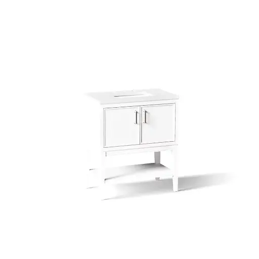 [KOH-33578-ASB-0] Kohler 33578-ASB-0 Winnow 30" Bathroom Vanity Cabinet With Sink White