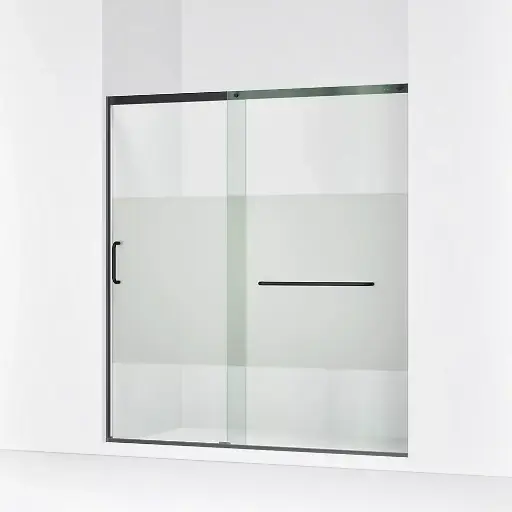 [KOH-707617-8G81-BL] Kohler 707617-8G81-BL Elate 75" Sliding Glass Shower Door Matte Black