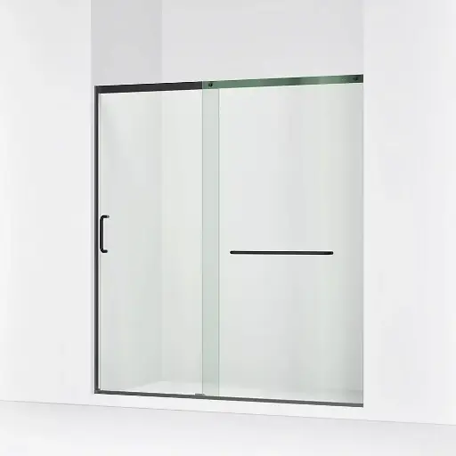 [KOH-707617-8L-BL] Kohler 707617-8L-BL Elate 75" Sliding Glass Shower Door Matte Black
