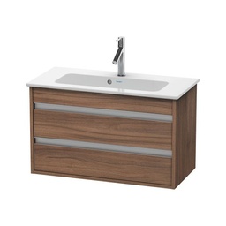 [DUR-KT645307979] Duravit KT6453 Ketho Wall Mounted Compact Vanity Unit Natural Walnut
