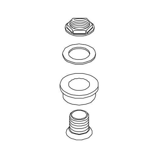 [KOH-18774] Kohler 18774 3/4 Urinal Spud Assembly