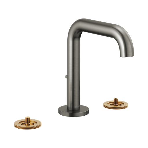 [BRI-65332LF-SLLHP-ECO] Brizo 65332LF-SLLHP-ECO Litze Widespread Lavatory Faucet Less Handles Brilliance Luxe Steel