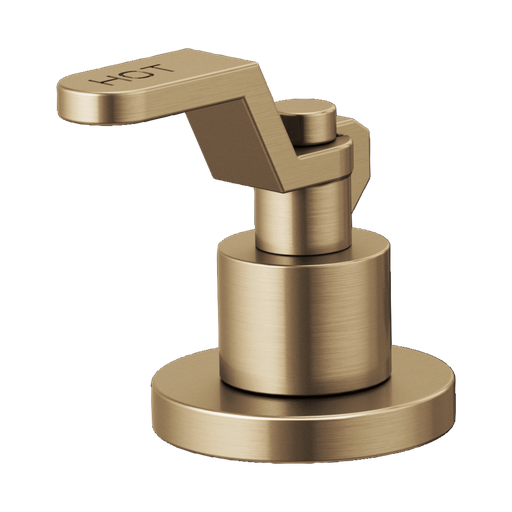 [BRI-HL5334-GL-NM] Brizo HL5334-GL-NM Litze Widespread Industrial Lever Handle Kit Brilliance Luxe Gold