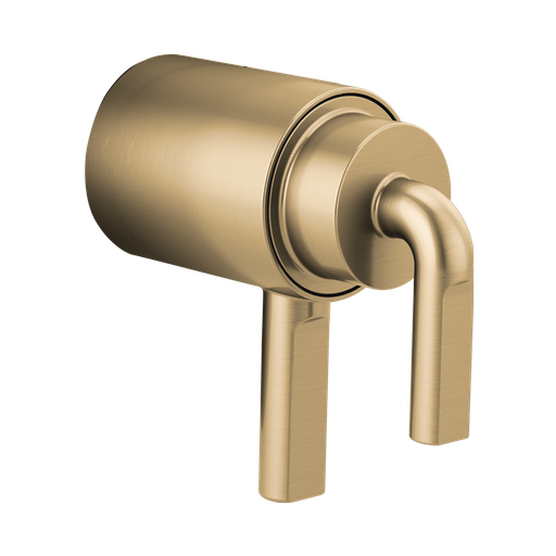 [BRI-HL6039-GL] Brizo HL6039-GL Litze Thermostatic Trim Notch Lever Handle Kit Brilliance Luxe Gold