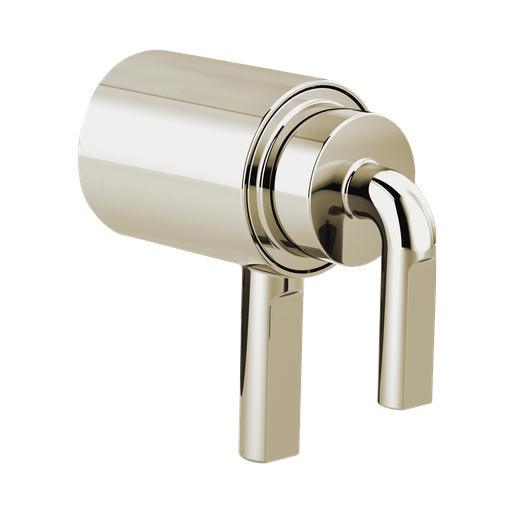 [BRI-HL6039-PN] Brizo HL6039-PN Litze Thermostatic Trim Notch Lever Handle Kit Brilliance Polished Nickel