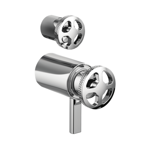 [BRI-HW7532-PC] Brizo HW7532-PC Litze Thermostatic Valve With Diverter Trim Handle Kit Polished Chrome