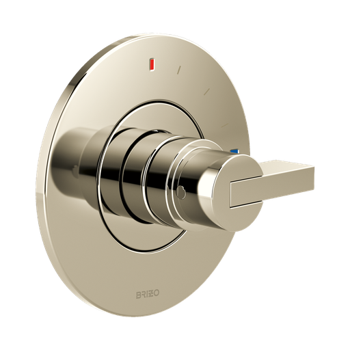 [BRI-T60P035-PNLHP] Brizo T60P035-PNLHP Litze Pressure Balance Valve Trim Less Handle Brilliance Polished Nickel