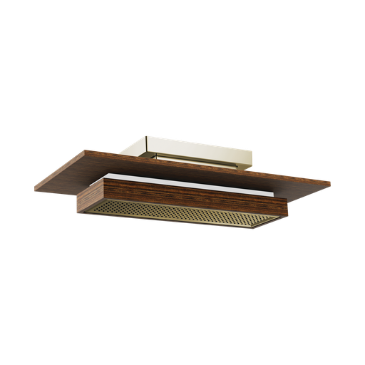 [BRI-81422-PNTK] Brizo 81422-PNTK Frank Lloyd Wright Raincan 1.75 GPM Showerhead Brilliance Polished Nickel Wood